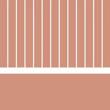 Imagen de la obra Muted Coral White Minimal Modern Stripe Pattern Pairs BHG 2023 Color of the Year Canyon Ridge de ColorOfTheYears