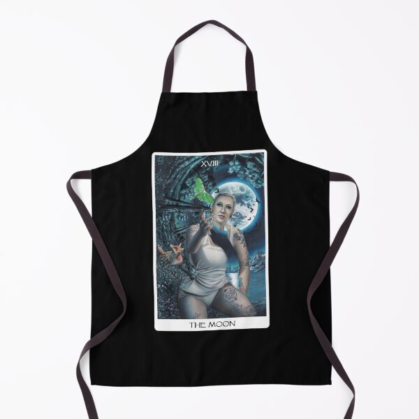 Item preview, The Moon Tarot Card Art - Black designed and sold by Artbykayleighb.