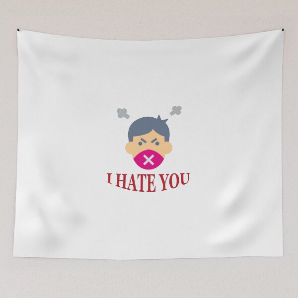 Item preview, I Hate You Emoji Sticker designed and sold by hakimhl.