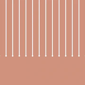 Imagen de la obra Muted Coral White Minimal Modern Stripe Polka Dot Pattern - BHG 2023 Color of the Year Canyon Ridge de ColorOfTheYears