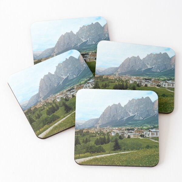 Item preview, 1950s - View of Cortina d'Ampezzo, Dolomites, Italy. designed and sold by thatwaslife.
