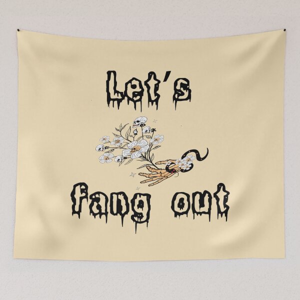 Item preview, Let's Fang Out - Halloween Courting designed and sold by TeesFashion.