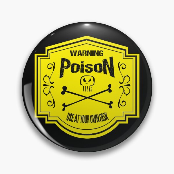 Item preview, Vintage Poison Label Yellow designed and sold by SimonSay.
