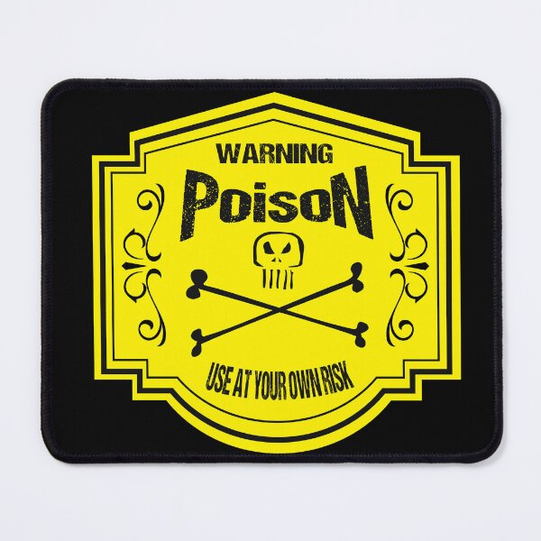 Item preview, Vintage Poison Label Yellow designed and sold by SimonSay.