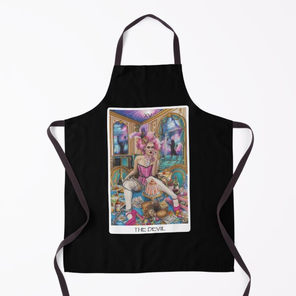 Item preview, The Devil Tarot Card Art - Black designed and sold by Artbykayleighb.