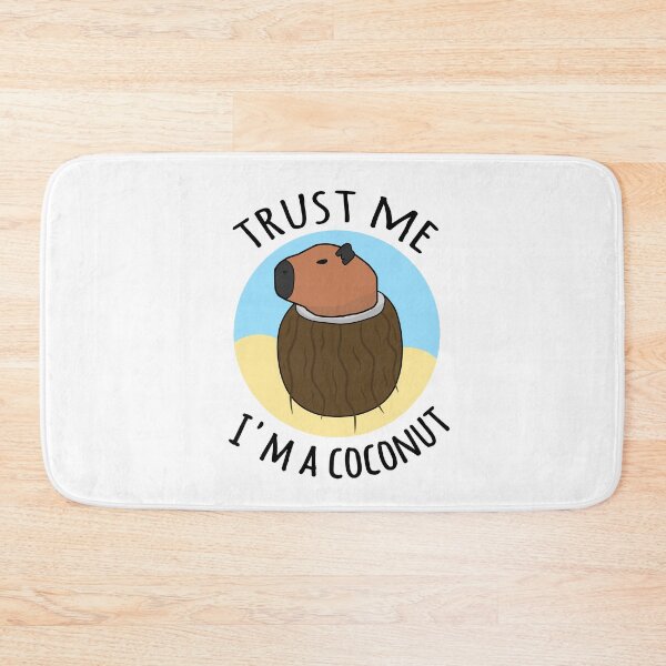 Item preview, Trust me I'm a coconut capybara meme designed and sold by EnzoVectorism.