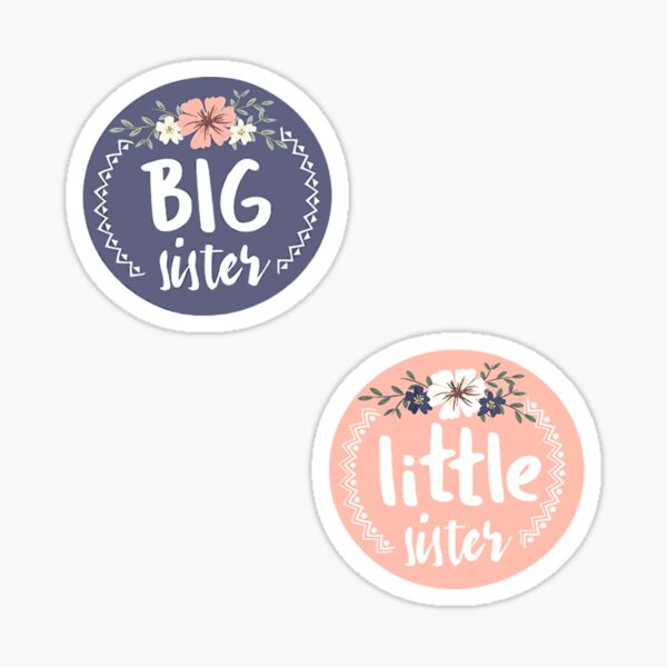 Big And Little Stickers for Sale