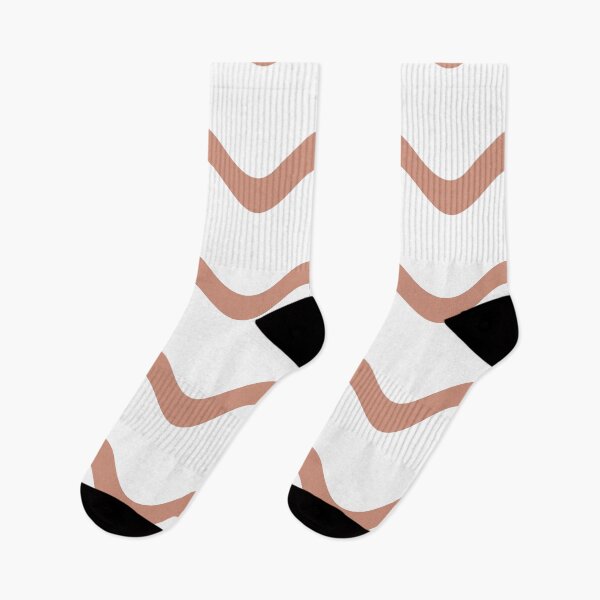 Aperçu de l'œuvre Muted Coral White Rippled Horizontal Stripe Pattern Pairs BHG 2023 Color of the Year Canyon Ridge créée et vendue par ColorOfTheYears.