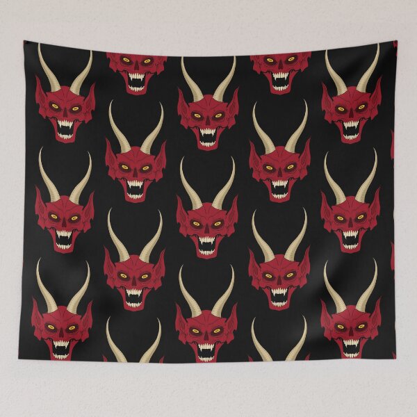 Item preview, Demon Face designed and sold by ruemoremill.