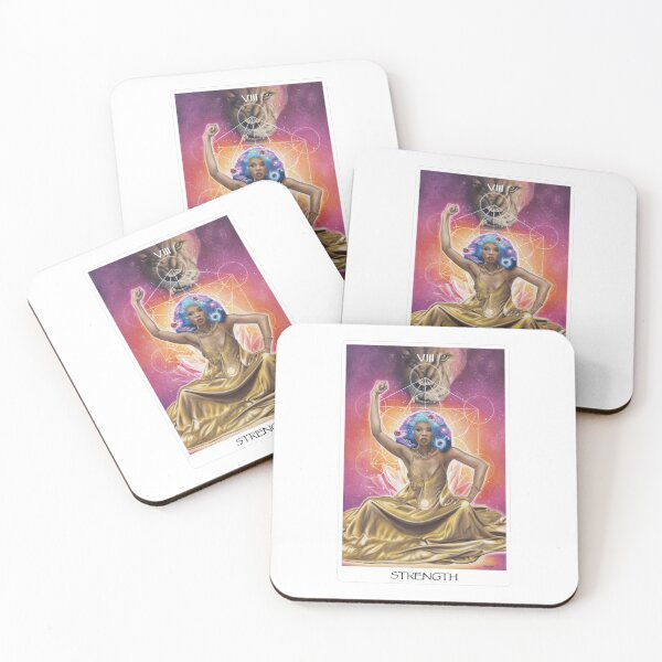 Item preview, Strength Tarot Card - White designed and sold by Artbykayleighb.