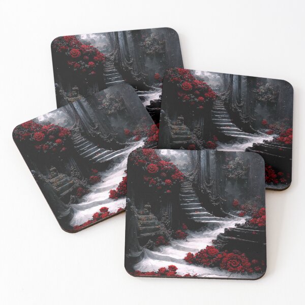 Item preview, Red Roses Dark Gardens. designed and sold by TheHouseMaster.