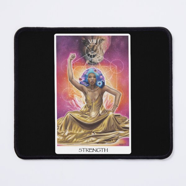 Item preview, Strength Tarot Card - Black designed and sold by Artbykayleighb.