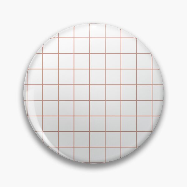 Item preview, Muted Coral White Tile Grid Pattern Pairs BHG 2023 Color of the Year Canyon Ridge designed and sold by ColorOfTheYears.