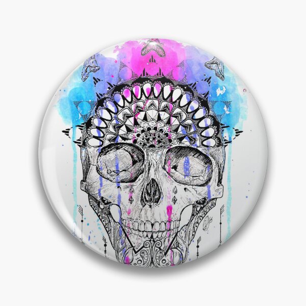 Item preview, Watercolor Skulldala II designed and sold by PathosArt.