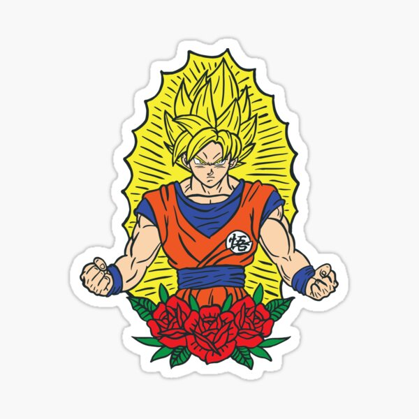 Goku Super Sayajin - InkStickers