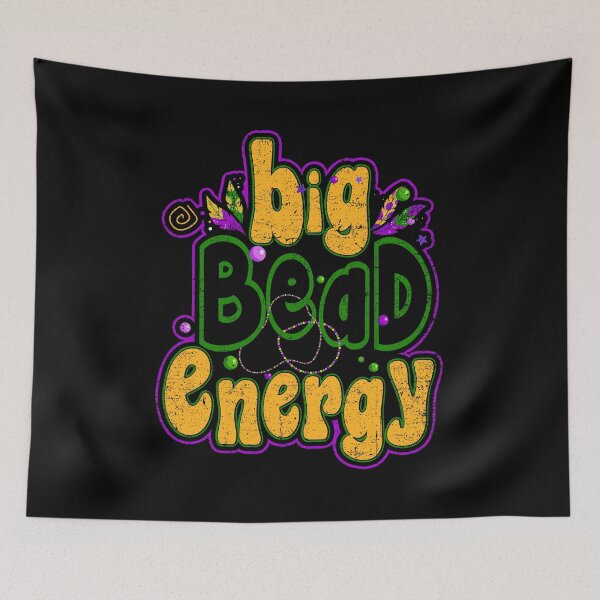 Item preview, Big Bead Energy Carnival Vintage Mardi designed and sold by dapascollars.