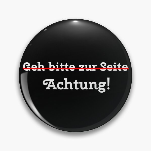Item preview, please to the side, attention, Palatinate sayings designed and sold by Kirei-Lily.