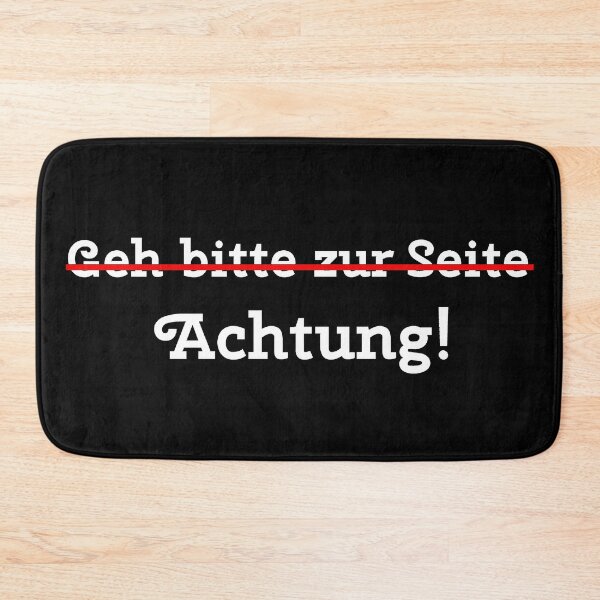 Item preview, please to the side, attention, Palatinate sayings designed and sold by Kirei-Lily.