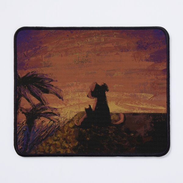 Item preview, Cat and dog sunset designed and sold by PinkaeruPond.