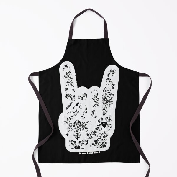 Item preview, The Horns with a Flourish - A Fancy for Metal designed and sold by BrandNameNerd.