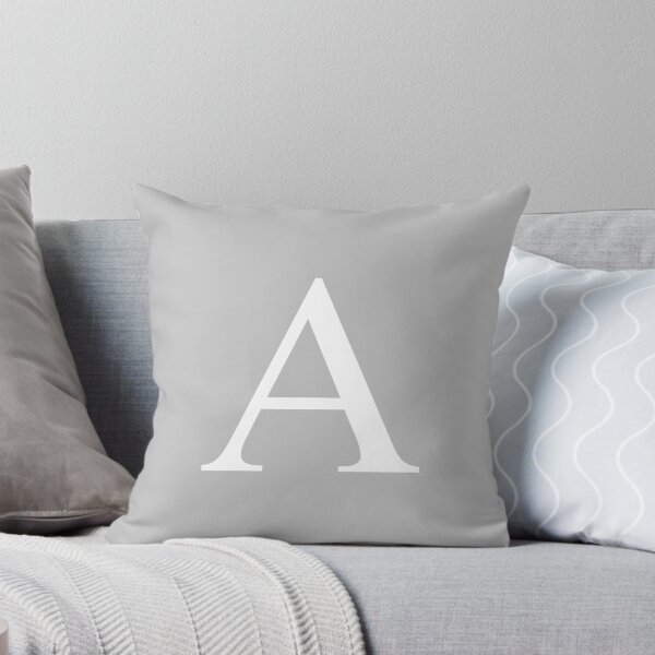 Item preview, Silver Gray Basic Monogram A designed and sold by rewstudio.