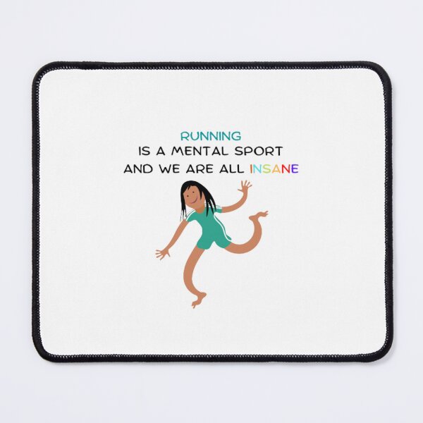 Item preview, Crazy Running Is A Mental Sport And We Are All Insane | Light Background designed and sold by embaarc.