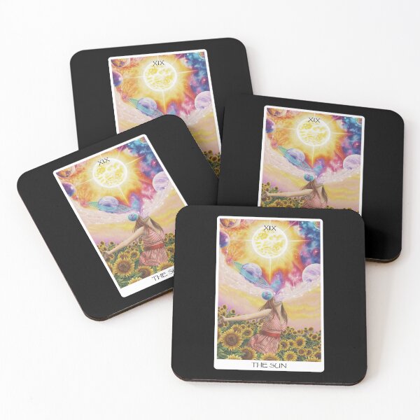 Item preview, The Sun Tarot Card - Black designed and sold by Artbykayleighb.