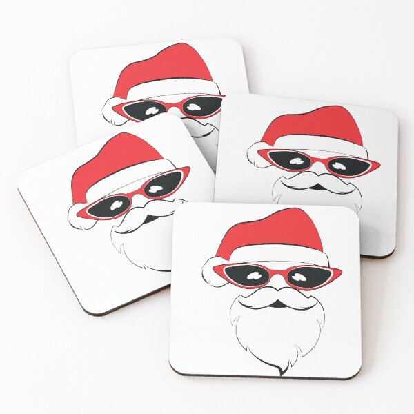 Item preview, Santa in vintage sunglasses  designed and sold by FaddyFog.