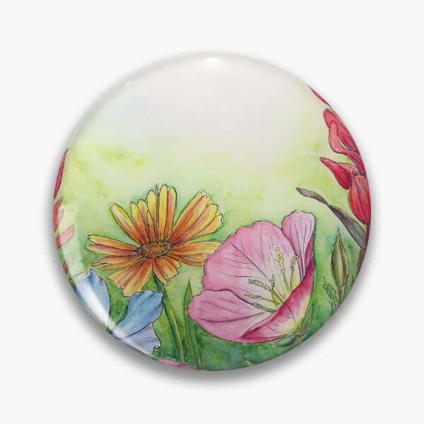 Item preview, Texas Wildflowers, Watercolor and Ink designed and sold by InBloomInk.