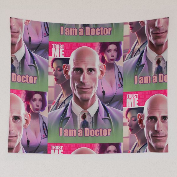 Item preview, Johnny Sins Caricature (Doctor) designed and sold by IcalsaidArt.