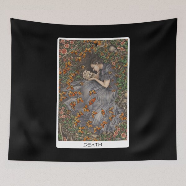 Item preview, Death Tarot Card - Black designed and sold by Artbykayleighb.