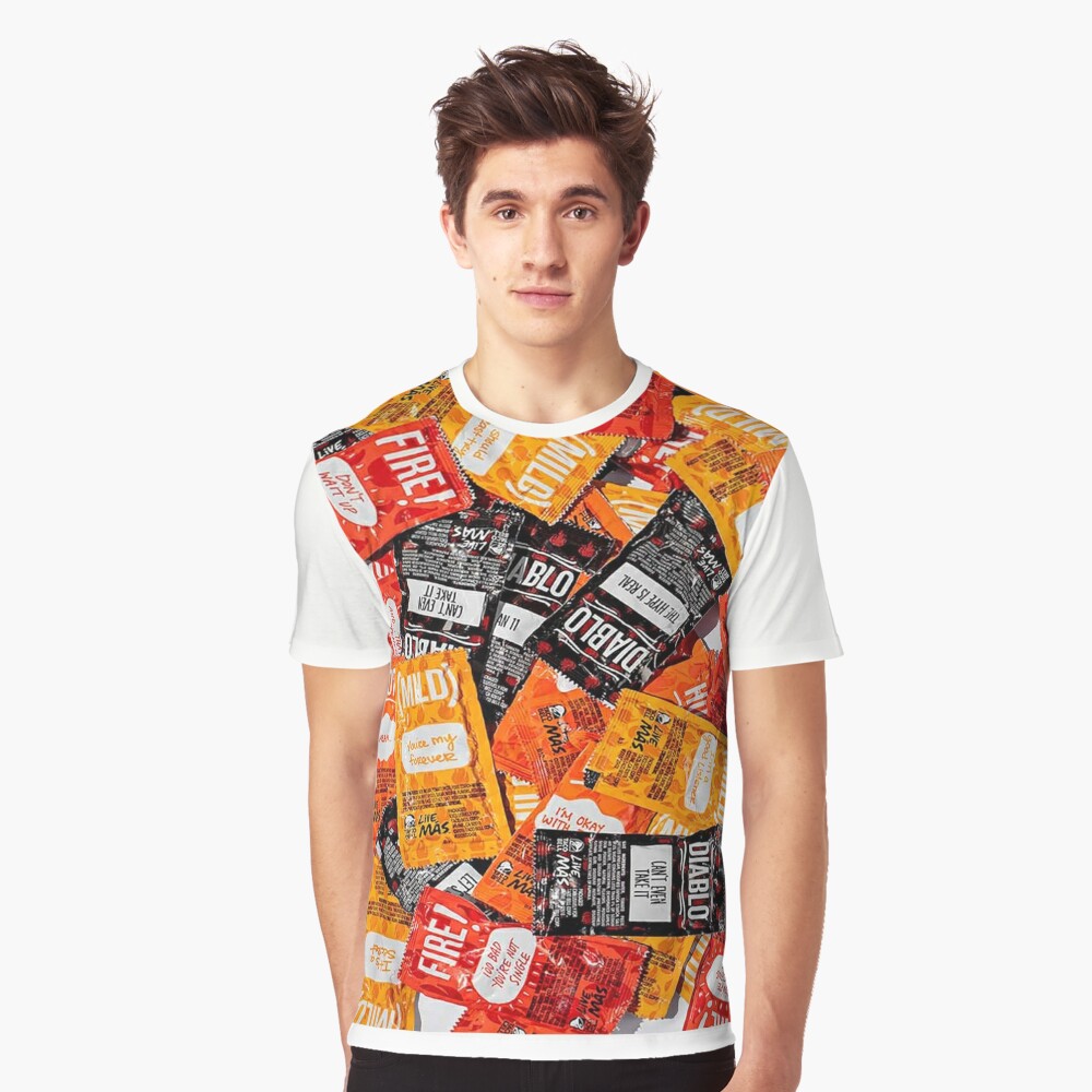 Sauce Packet Short Sleeve Button Up Shirt