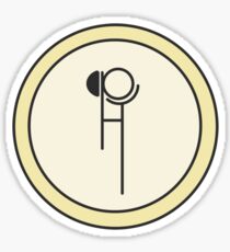 hippo campus yellow Sticker