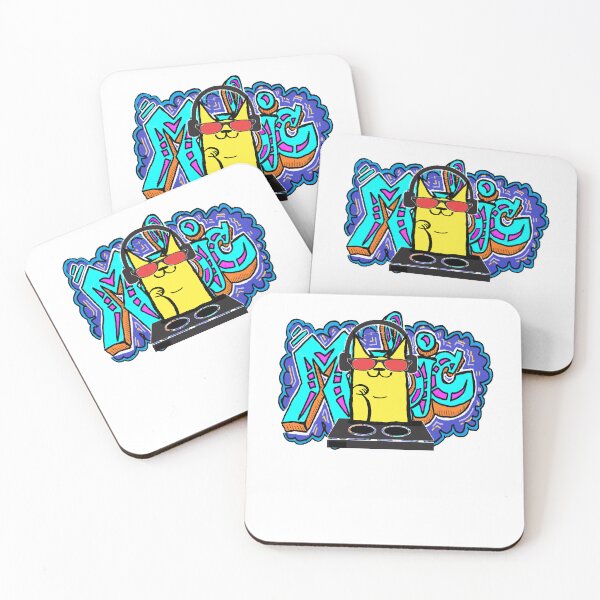 Item preview, Music rave Cat D.j.  designed and sold by LowEndGraphics.
