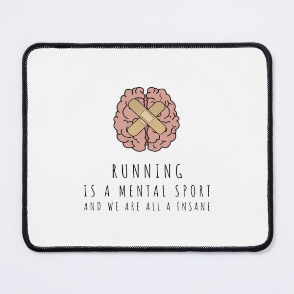 Item preview, Mental Sport Running Is A Mental Sport And We Are All Insane | Light Background designed and sold by embaarc.