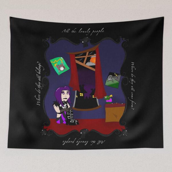 Item preview, Goth Girl In Her Room designed and sold by CoolKidsTable.