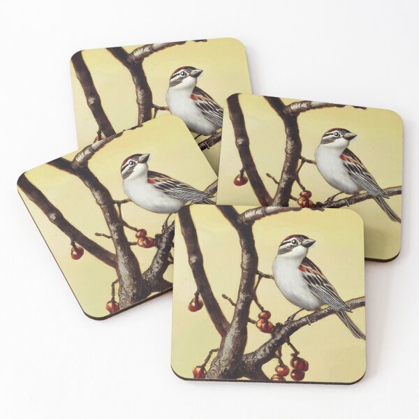 Item preview, Sparrow On A Bonsai Tree Branch designed and sold by john-ess.