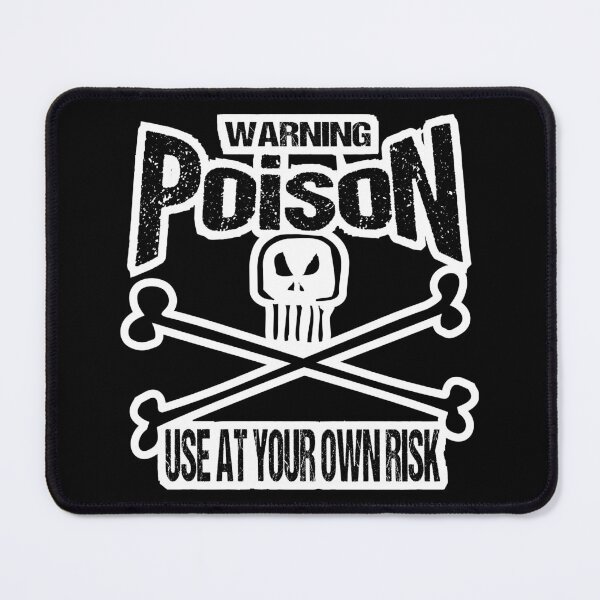 Item preview, Warning Skull Poison Label Use at your own Risk #2 designed and sold by SimonSay.