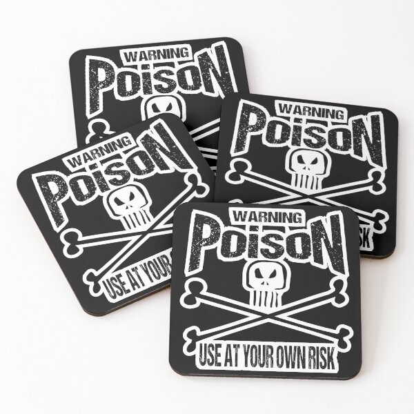 Item preview, Warning Skull Poison Label Use at your own Risk #2 designed and sold by SimonSay.