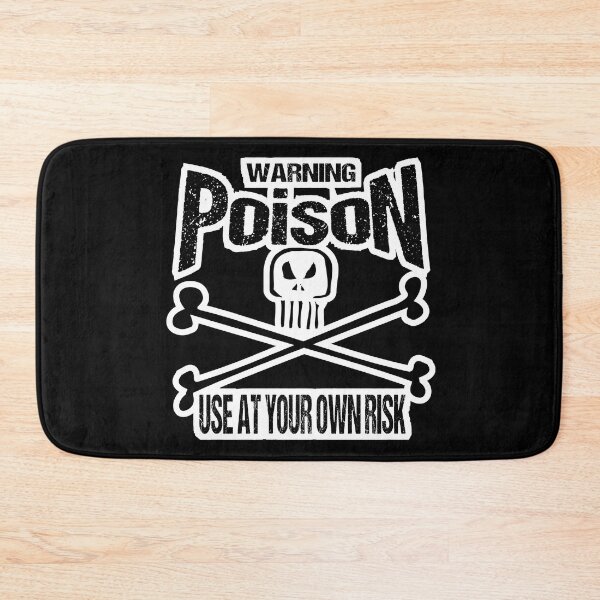 Item preview, Warning Skull Poison Label Use at your own Risk #2 designed and sold by SimonSay.