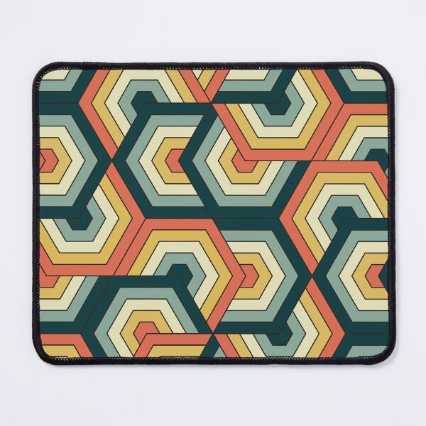 Item preview, Retro 60s Geometric Pattern designed and sold by BluePlanet.
