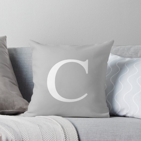 Item preview, Silver Gray Basic Monogram C designed and sold by rewstudio.