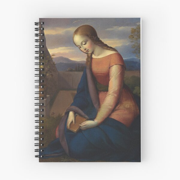 Item preview, The Virgin Mary in the Hortus Conclusus | Johann Evangelist Scheffer von Leonhardshoff | 1820 Saint Mary Art designed and sold by CJET.