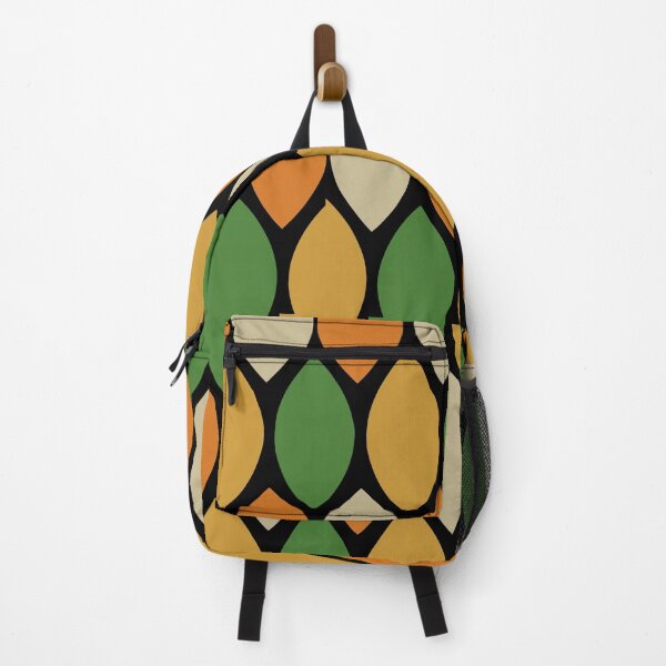 Item preview, 60s 70s inspired retro leaf pattern designed and sold by 247vibes.