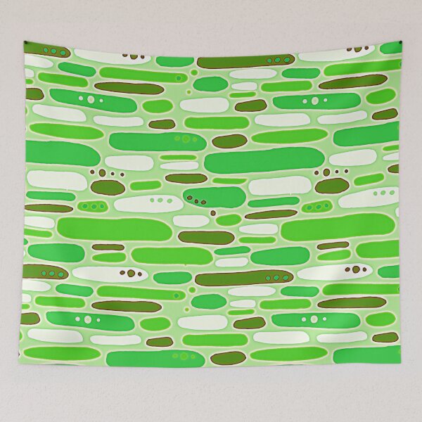 Item preview, Mid-Century Modern Green, Cream, And Lime Abstract Pattern designed and sold by DEC02.