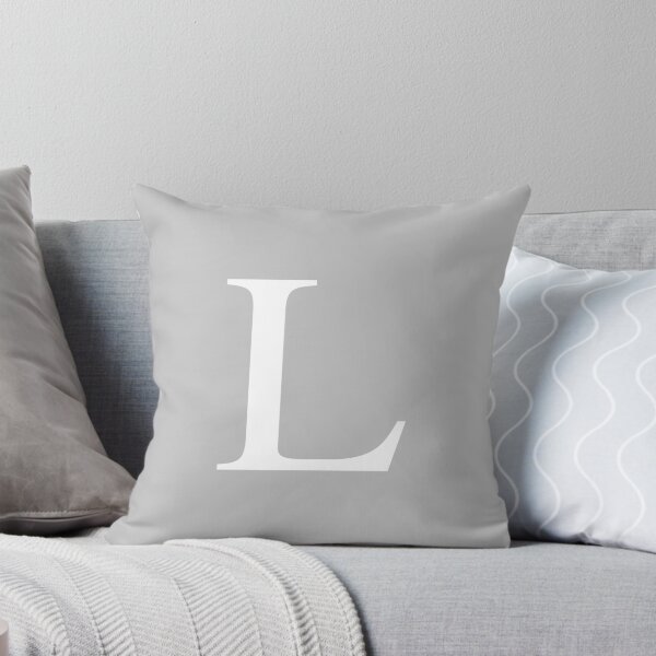 Item preview, Silver Gray Basic Monogram L designed and sold by rewstudio.
