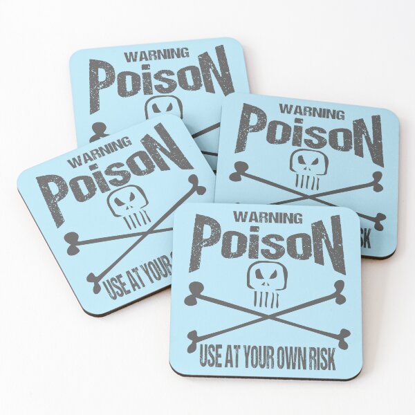 Item preview, Warning Skull Poison Label Use at your own Risk #3 designed and sold by SimonSay.