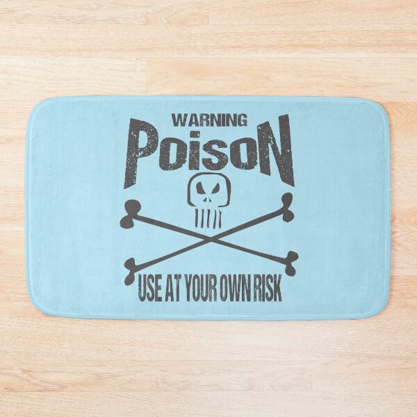 Item preview, Warning Skull Poison Label Use at your own Risk #3 designed and sold by SimonSay.