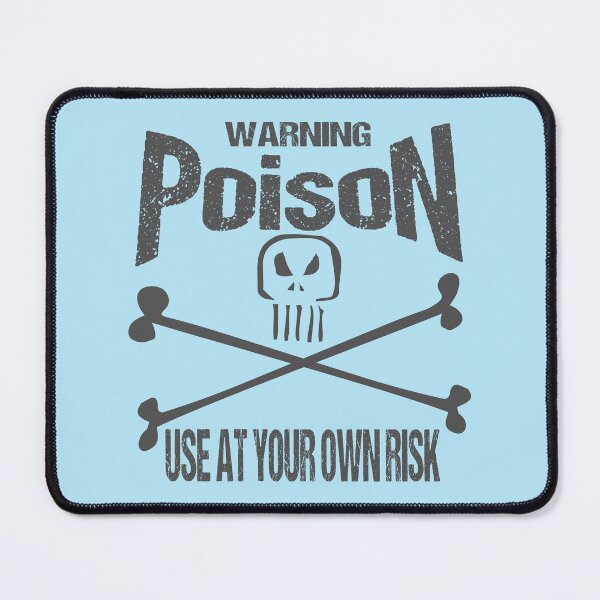Item preview, Warning Skull Poison Label Use at your own Risk #3 designed and sold by SimonSay.