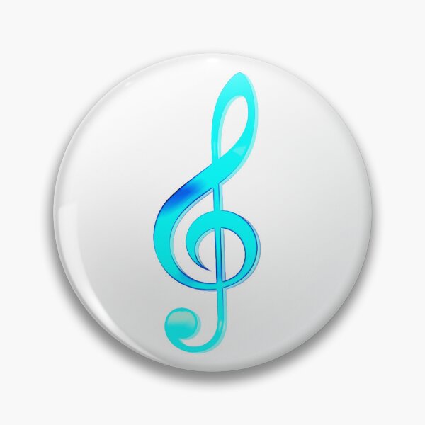 Item preview, Turquoise Treble Clef, Music Style designed and sold by Dven-Clothes.